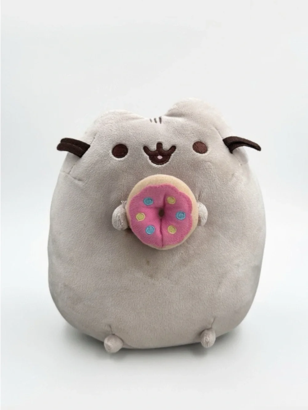 Pusheen Plush Toy Cat Holding a Donut Pusheen plushie